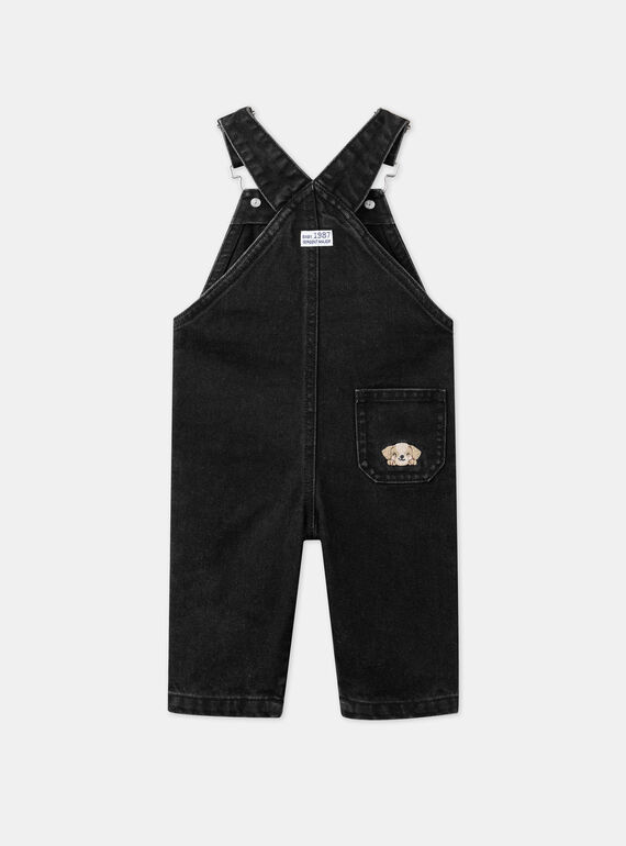 Black denim DUNGAREES LAFLAVIEN / 24H1BGK1SALK003