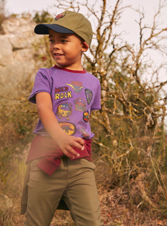 Purple TEE SHIRT SS KICHAGE / 24E3PGC3TMC708