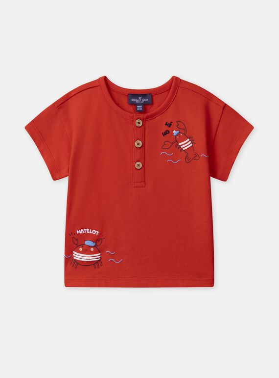 Red TEE SHIRT SS MAVASCO / 25E1BGQ1TMC050