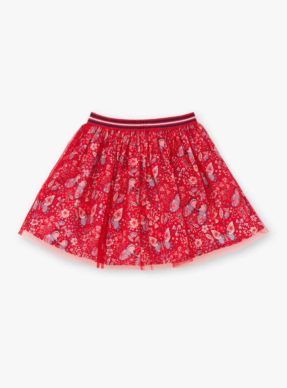 Red skirt child girl ZOJUPETTE / 21E2PFB1JUP050