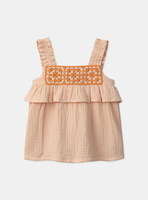 Orange TANK TOP MLOTOPETTE / 25E2PFP1DEBE413