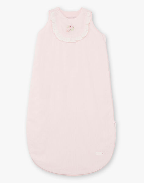 Pale pink sleeping bag in feathers birth girl BOCHRA / 21H0AF41TUR301