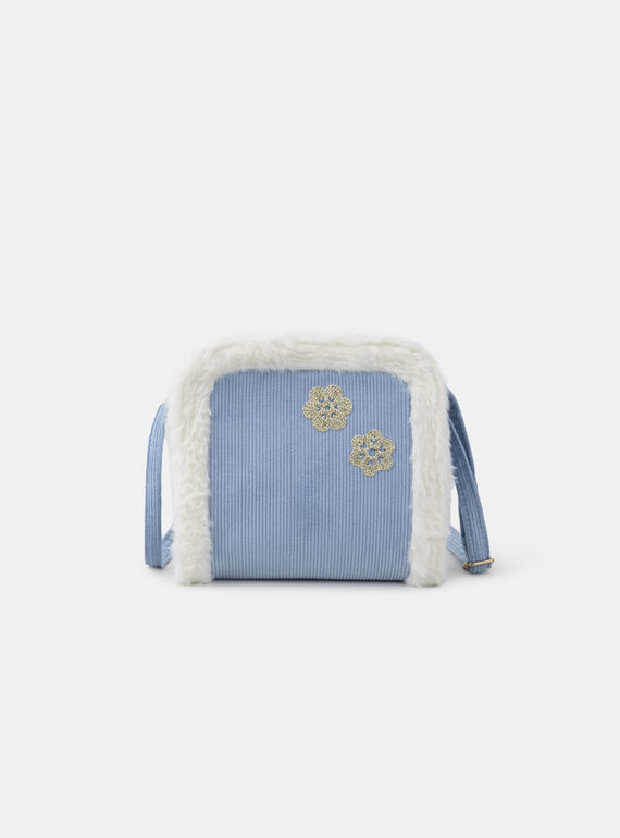 Greyish blue BAG AND POUCH LAREINETTE / 24H4PFS1BES205