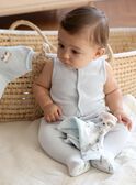 Off white sleep suit and vest set FORLAN / 23E0NG62ENS614