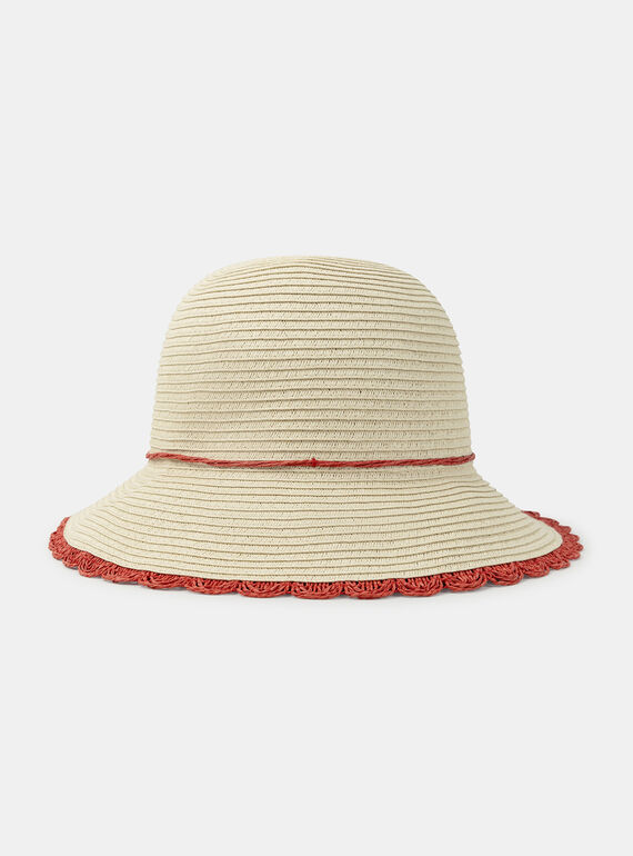 Straw hat KLAPAPETTE / 24E4PFN2CHAI817