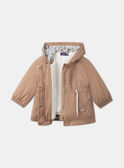 Light brown PARKA LIMAUD / 24H1BF61PAR809