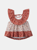 Tied floral blouse KROFLETTE / 24E2PFE1CHE001
