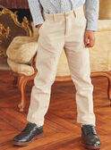 Beige suit trousers KRESAMAGE / 24E3PGL1PANA016