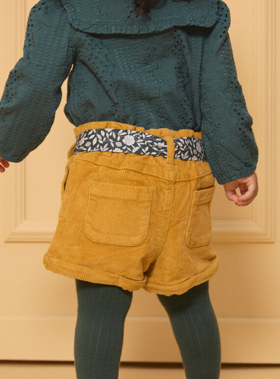 Yellow SHORTS LALULU / 24H1BFO1SHO107