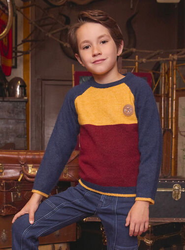 Navy PULLOVER LYMAILLAGE / 24H3PGO1PUL070