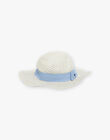 Beige and blue hat child girl CYAPIETTE / 22E4PFK2CHA009