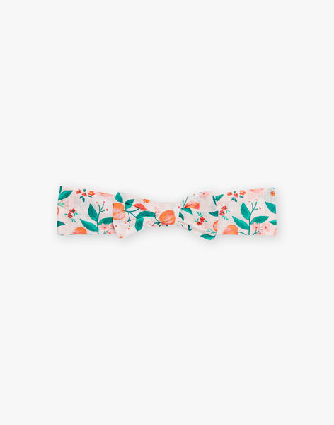 Baby girl peach and flower headband with bow CAPOMME / 22E4BFM1BAND322