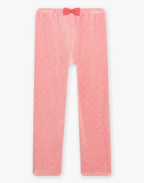 Pink velvet pajamas with doe animation DOUBIETTE / 22H5PF21PYJ303