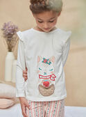White strawberry print pyjama set KUIFETTE / 24E5PF52PYJA016