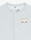 Off white sleep suit and vest set FORLAN / 23E0NG62ENS614