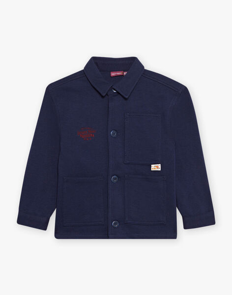 Blue cotton jacket DEMARRAGE / 22H3PGF1VESC223
