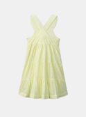 Pale yellow DRESS KLIBROETTE / 24E2PFR2ROB103