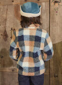 Navy POLAR KIDS CARDIGAN LALCARAGE / 24H3PGS1GIP070