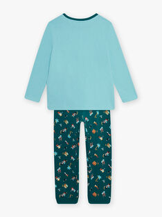 Blue pyjama set with pirate design for child boy CAPIRAGE / 22E5PG45PYJC215