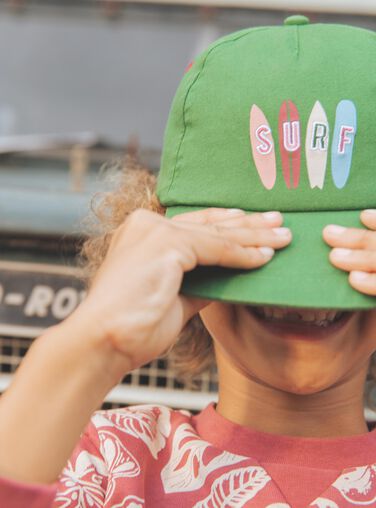 Khaki twill cap FICHAPAGE / 23E4PGD1CHA628