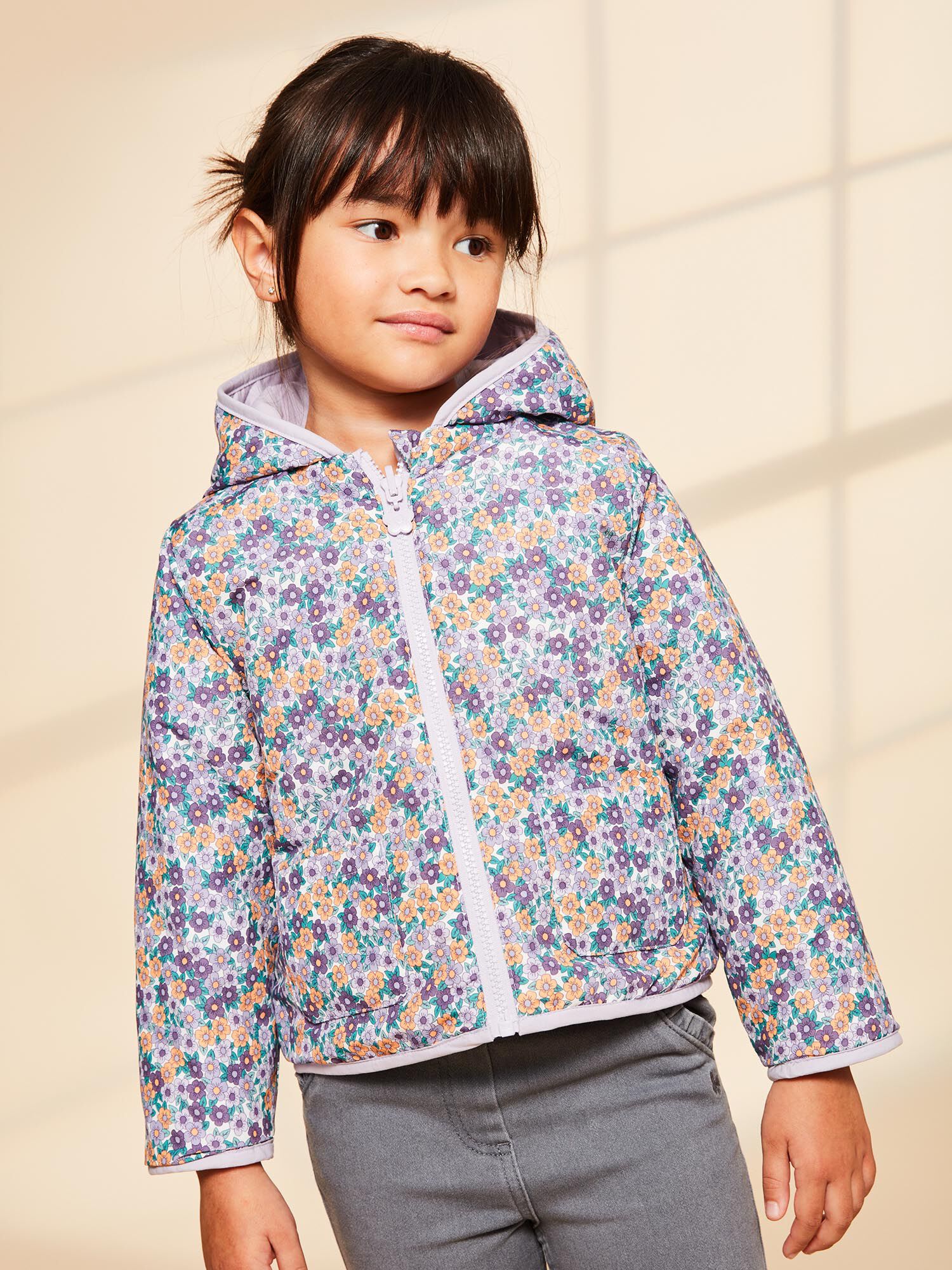 Purple reversible Jacket