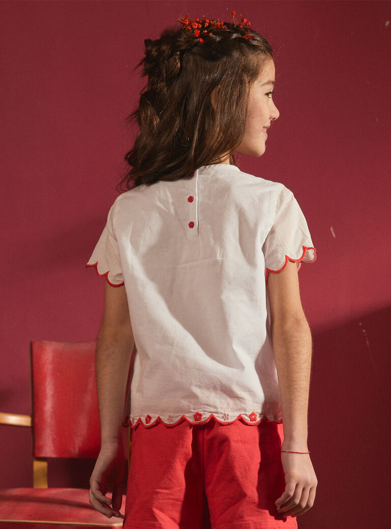 Off white BLOUSE MOBRODETTE / 25E2PFJ2CHE001