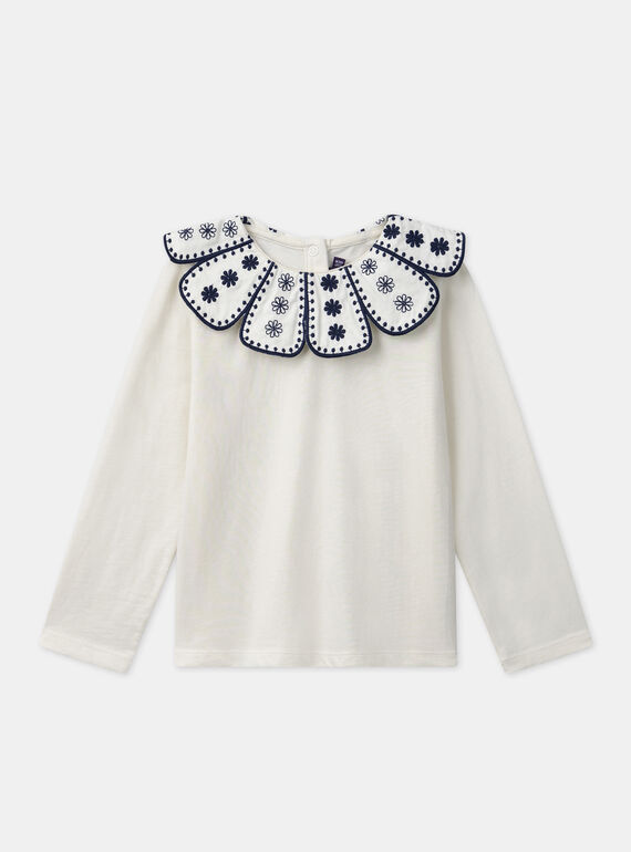 Vanilla TEE SHIRT LS MECOLETTE / 25E2PF81TML114
