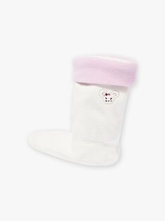 Socks for rain boots child girl two-tone BIBOLETTE / 21F10PF32D0C001