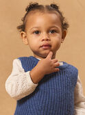 Navy CARDIGAN WHITHOUT SLEEVES MADENISE / 25E1BF81CSMC212