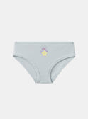 Turquoise BRIEFS / PANTY RIB MLITRETTE / 25E5PF42SLR202