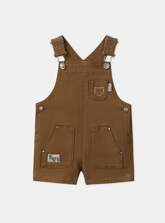 Brown SHORT DUNGAREES MAOMAR / 25E1BGO1SAC802