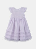 Parma violet tulle dress KREVETTE / 24E2PFL2ROB320