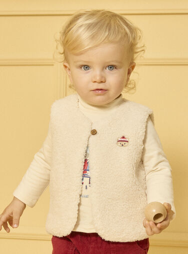 Off white CARDIGAN WHITHOUT SLEEVES Off white CARDIGAN WHITHOUT SLEEVES LASOL / 24H1BGR1CSMA001