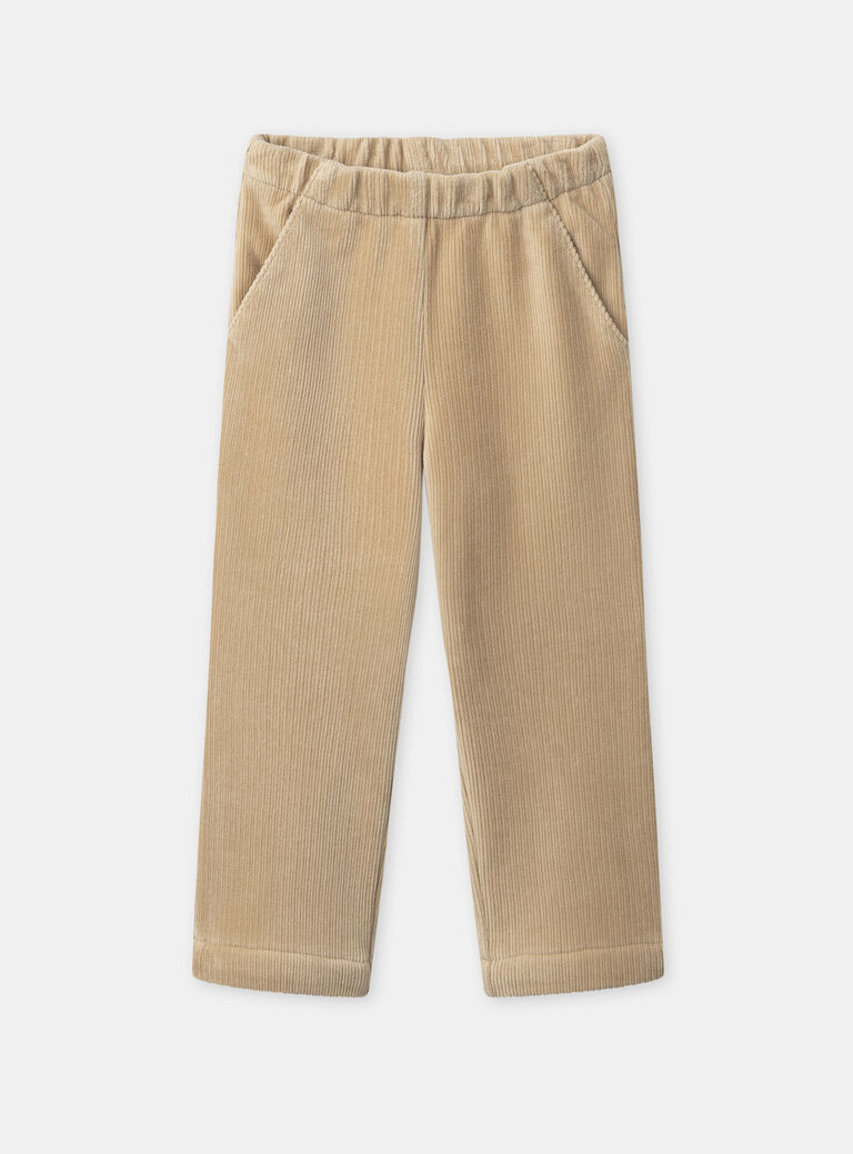 Light beige PANTS NREPANETTE / 25H2PFY1PAN808