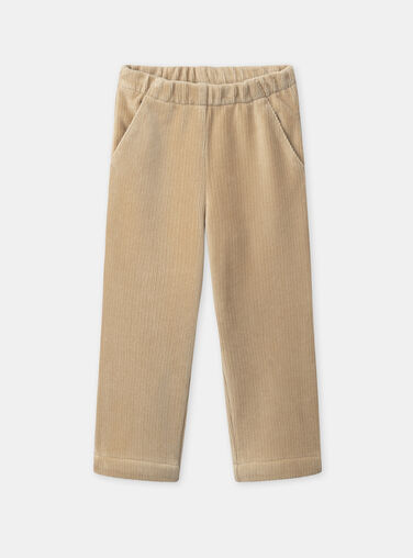 Light beige PANTS NREPANETTE / 25H2PFY1PAN808