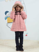 Child girl pink duffle coat BLODUFETTE / 21H2PFD1MAND314