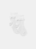 Ribbed lace socks KRESOZETTE / 24E4PFL1SOB001