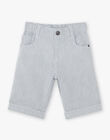 Grey Bermuda shorts boy ZUZTAGE2 / 21E3PGL4BERC228