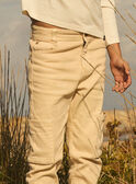 Light beige PANTS MEDIAGE / 25E3PG81PAN806