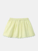 Pale Yellow Embroidered Shorts KLISHETTE / 24E2PFR1SHO103