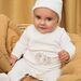 Baby Mixed Velvet Pyjamas and Matching Hat