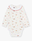 Baby girl denim bodysuit and dress set CABRIGITTE / 22E1BF71ENSP274