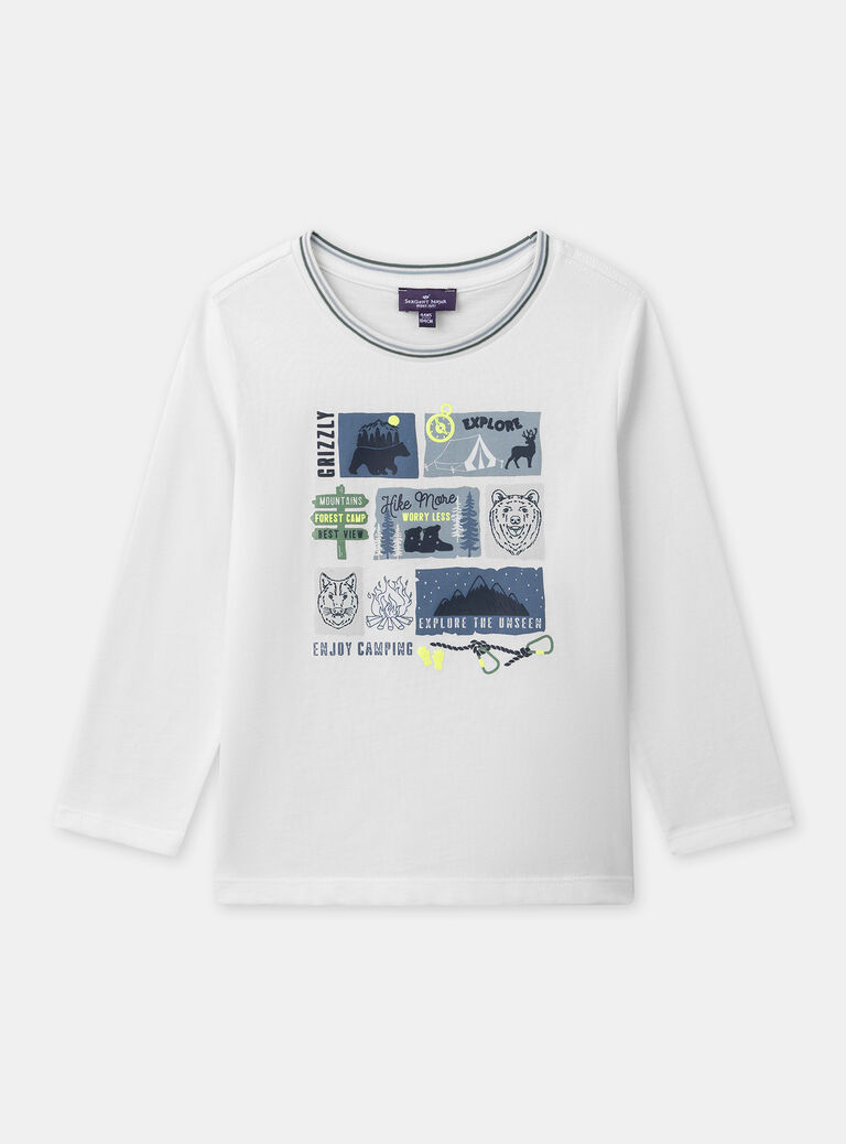 Off white TEE SHIRT LS NRAGRAGE / 25H3PGV1TML009