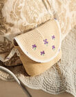 Straw satchel bag FRESACETTE / 23E4PFI1BES009