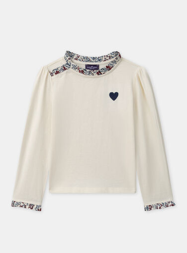 Off white TEE SHIRT LS NLURANETTE / 25H2PFX1TMLA001