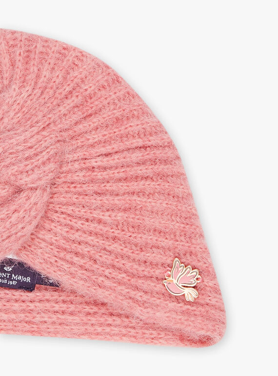 Old pink knitted hat FIMAURINE / 23E4BF51BON817