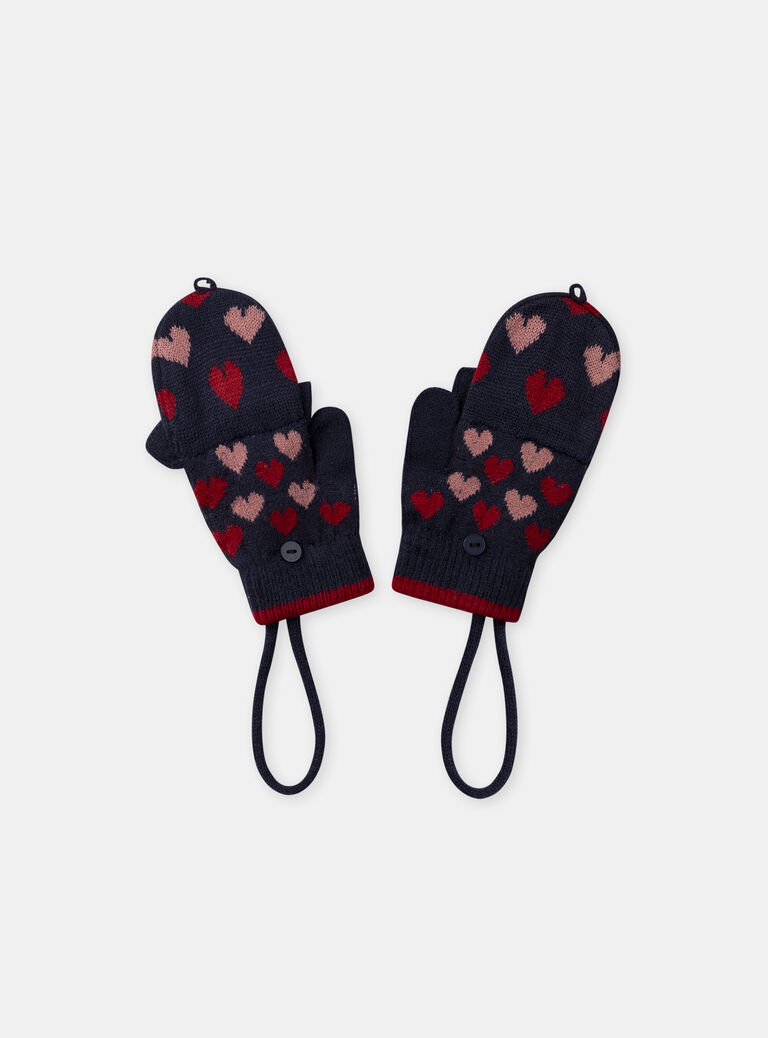 Navy GLOVES & MITTENS NIMOFLETTE / 25H4PFF1GAN070