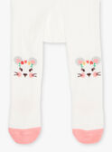 Tights ecru jacquard mouse FADIANA / 23E4BFB1COL001