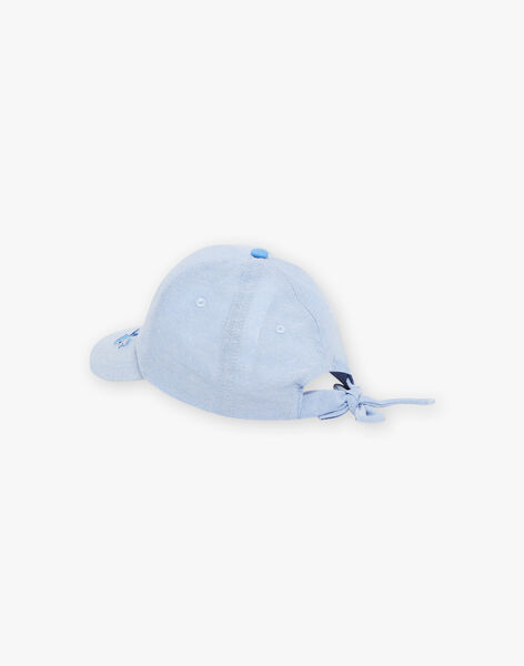 Child girl sky blue cap with flowers CYASKETTE / 22E4PFK1CHA721