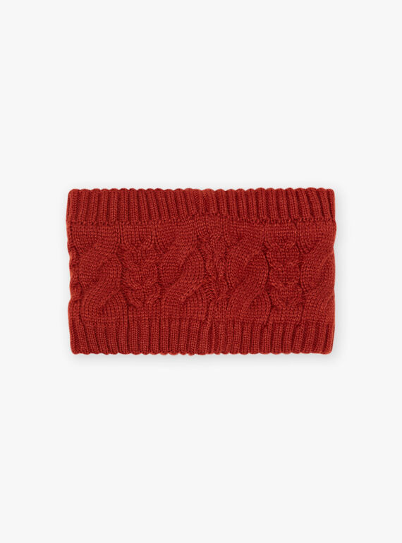 Baby Boy Brown Twisted Snood BIORLAN / 21H4BGD1SNOI801